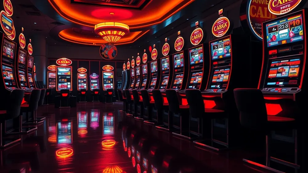 Sala slot machine, catalogo dei casino non AAMS